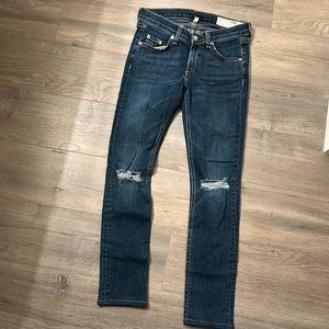 Rag&Bone - distressed skinny jeans